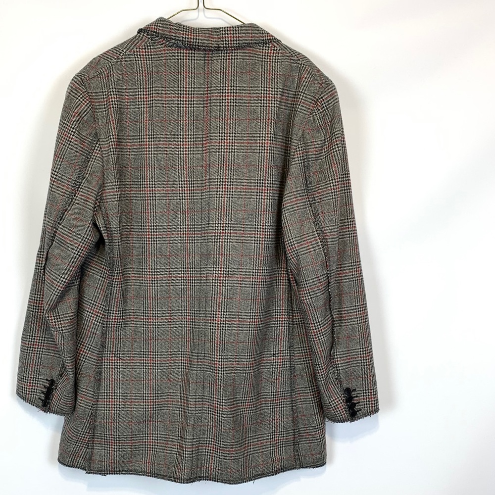 Dolce & Gabbana Gray Plaid Jacket - Picture 3 of 8